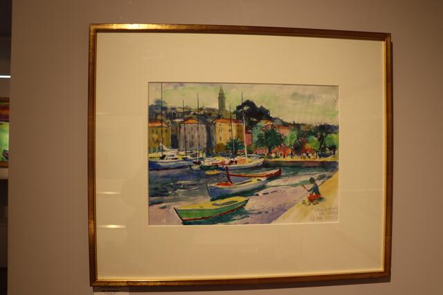 "Mali Losinj", 28.05.1980, Aquarell, 34 x 46 cm | Foto: Anna Wieser