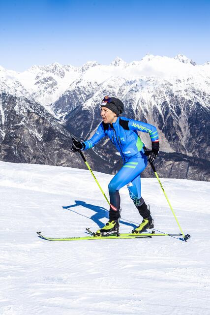 Susanne Mair holte den Sieg in der Klasse Women. | Foto: Oberland Tourencup/Julia Brunner