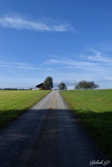 Unsere Abzweigung ist in Sicht und das schöne Kreuz   | Foto: Gabriele P.