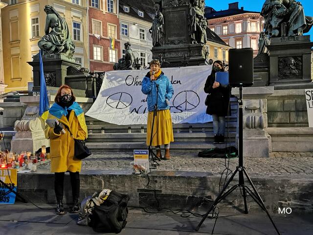 Kundgebung in Graz