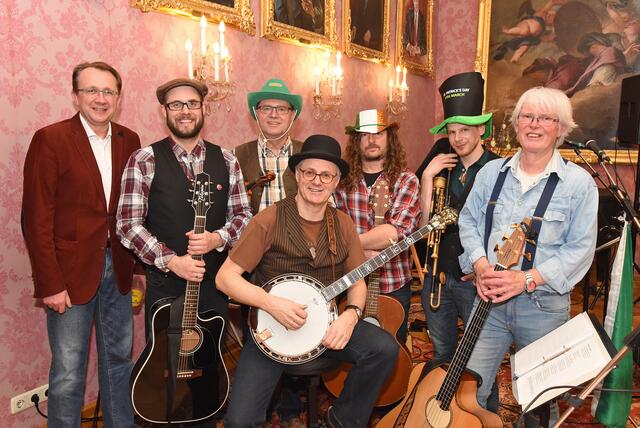 Die Gallows Fellows gastieren zum St. Patrick`s Day im Rathaus. | Foto: Josef Vorlaufer