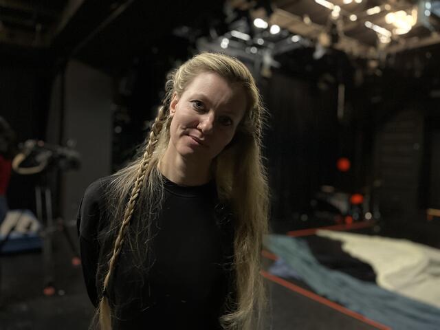 Cornelia Böhnisch sieht im Stück eine künstlerische Entwicklungsstufe. Sie ist seit Herbst 2018 künstlerische Co-Leiterin des Toihaus Theaters Salzburg und lernte bereits als Kind Geige und Klavier.  | Foto: sm