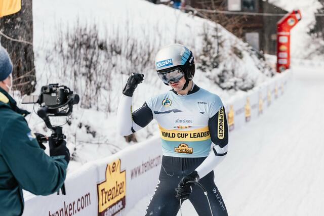 Auch wenn die Saison nicht nach Wunsch verlief, hatte Thomas Kammerlander oft Grund zum Jubeln. | Foto: ÖRV/Miriam Jennewein