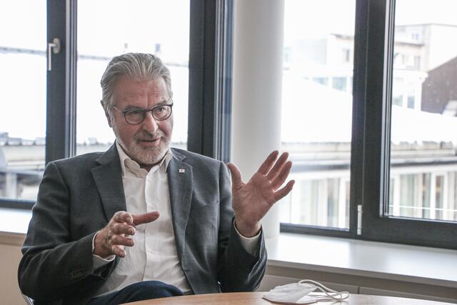 Das Oberösterreichische Rote Kreuz hat nach der Pandemie die nächste große Aufgabe zu bewältigen. Im Bild Walter Aichinger, Präsident des Roten Kreuzes in Oberösterreich. | Foto: OÖRK/Kasper