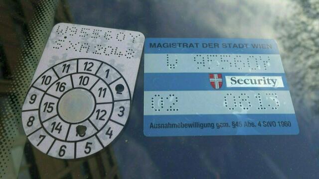 Autos mit ukrainischem Kennzeichen dürfen "in der nächsten Zeit" auch ohne Parkpickerl in ganz Wien gratis parken. | Foto: Edler