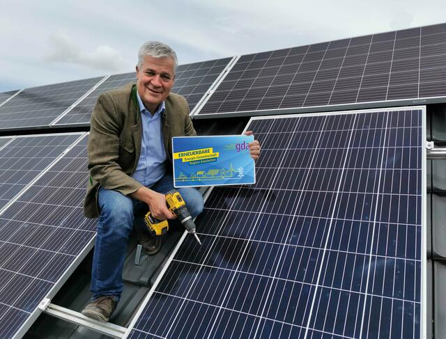 Der Ausbau von Photovoltaik ist für GDA-Obmann Anton Kasser ein zentrales Element der Energiewende. | Foto: GDA