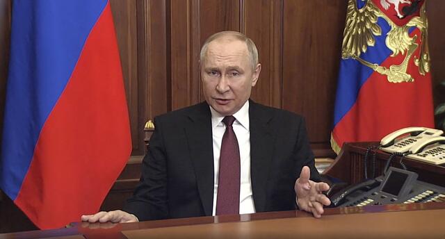 Russlands Präsident Wladimir Putin und sein Außenminister weisen Österreich zurecht. | Foto: HANDOUT / AFP / picturedesk.com