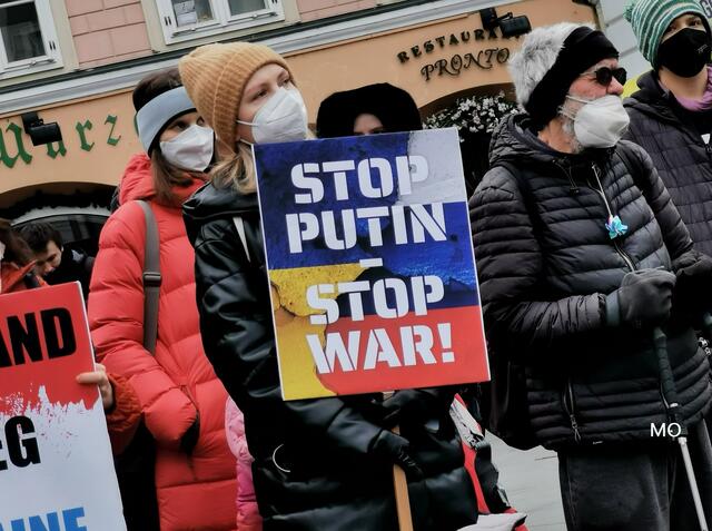 Demo, Ukraine-Krieg, Graz