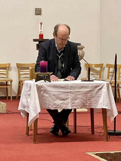 Franz Winter las einen Text von Roda Roda.