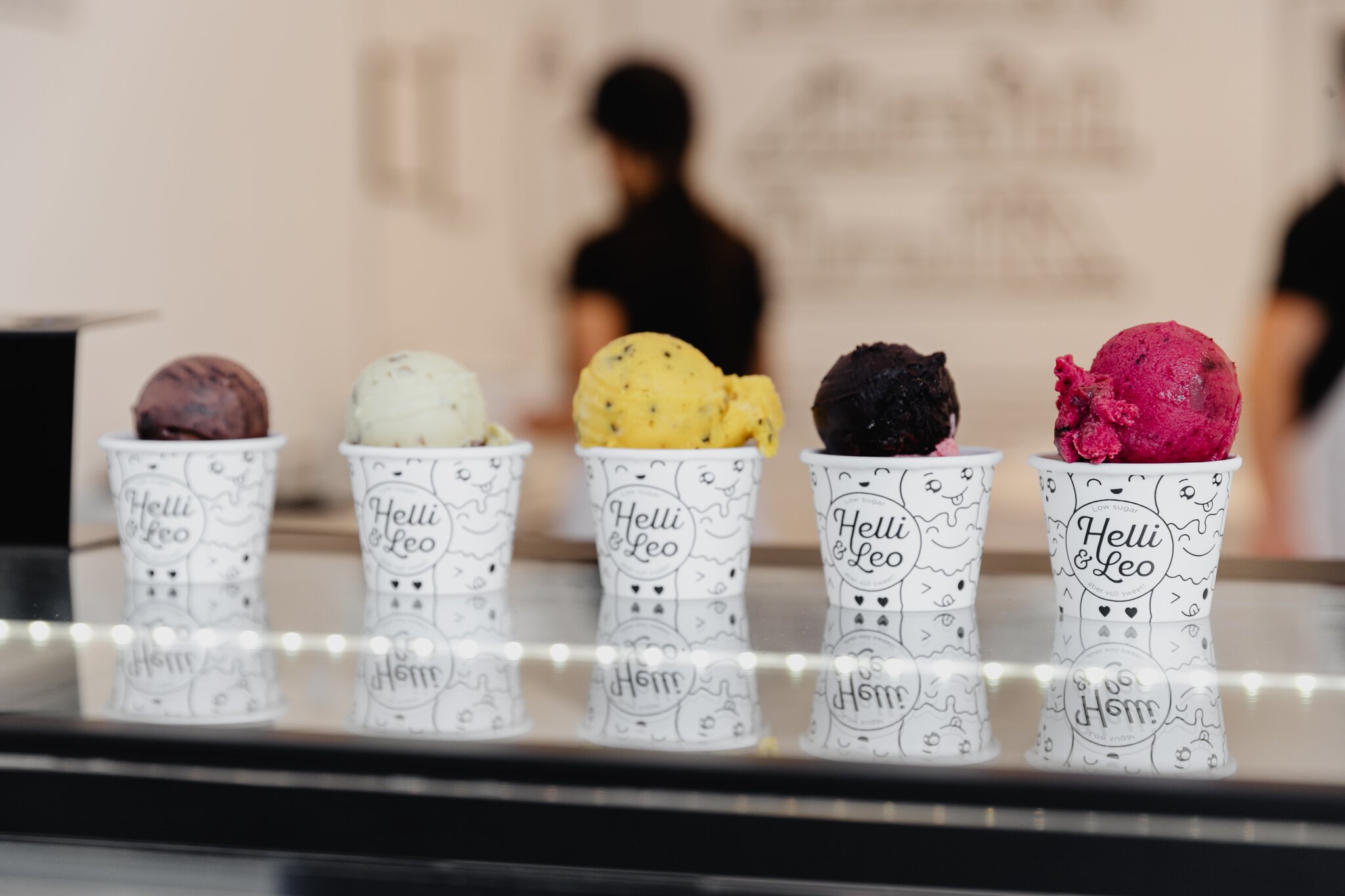 Wenig Kalorien, voller Geschmack Low Sugar Eis im PopupStore Innere Stadt