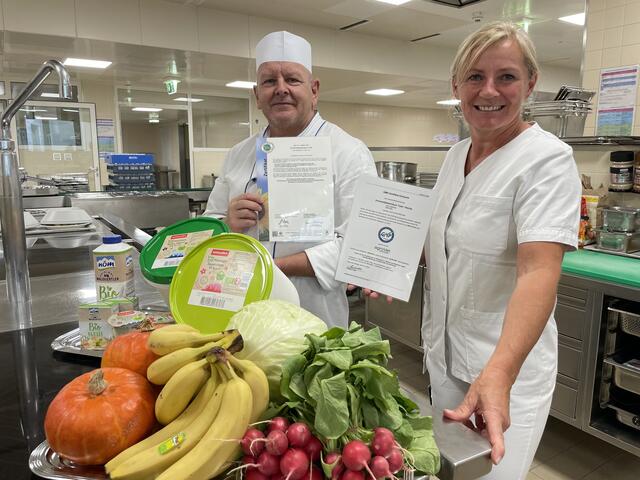 Küchenleitung Josefa Mitterhofer und Sous Chef Hannes Friedrich | Foto: Hirschbeck