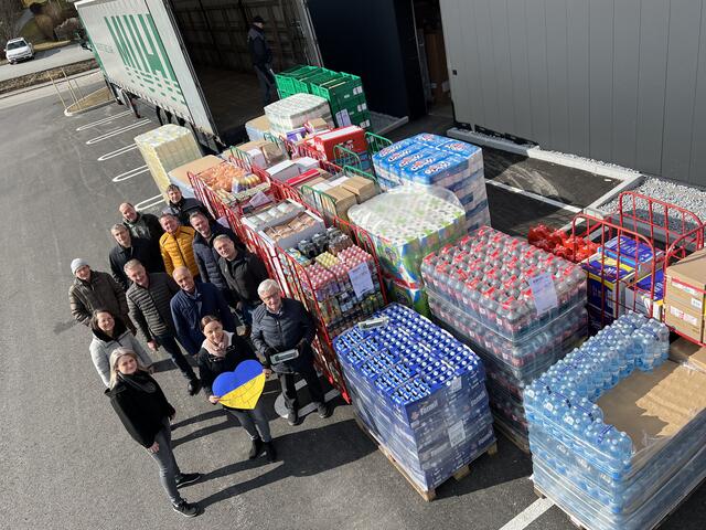 Die Spenden wurden in die Ukraine geschickt. | Foto: Foto: Rotary Club