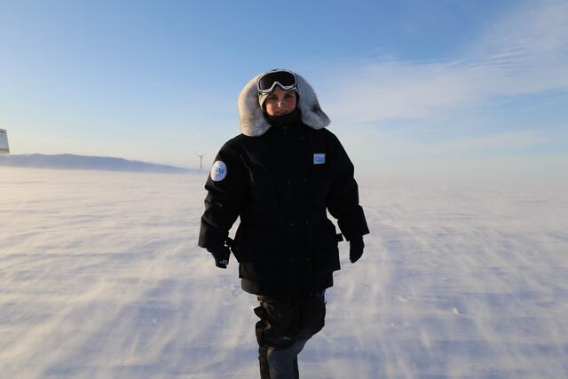 Elke Ludewig leitet das Sonnblick-Observatorium in Rauris. Zuvor arbeitete sie in der deutschen Polarforschungsstation in der Antarktis (Foto). | Foto: Alfred-Wegener-Institut/Ludewig