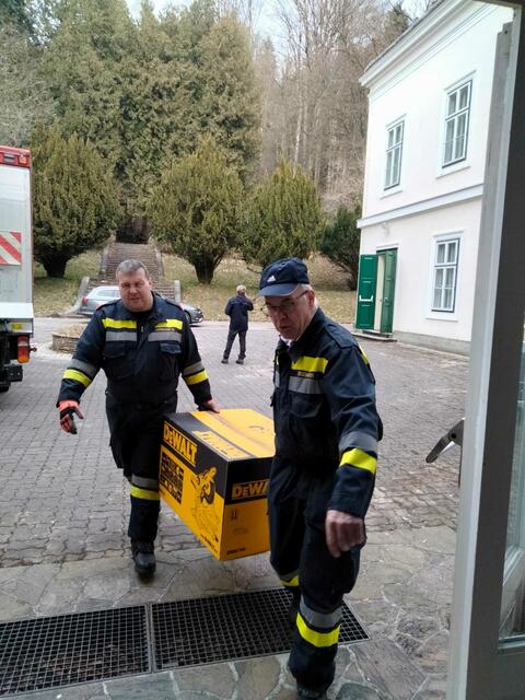 Der Lehenhof in Scheibbs wird zur Flüchtlingsunterkunft umfunktioniert. | Foto: Freiwillige Feuerwehr Scheibbs