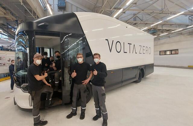 Die Meinung über den „Volta Zero“ lautete einhellig: „Ein richtig cooler Truck!“  | Foto: Volta/ Steyr Automotive