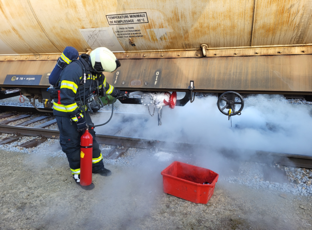 Zu einem Gasaustritt beim Bahnhof Enns wurde die Freiwillige Feuerwehr alarmiert. | Foto: FF Enns