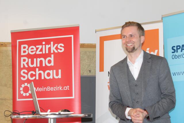 Michael Wimmer, Bezirksvorsitzender der Jungen Wirtschaft Perg, freute sich über die vielen Einreichungen.