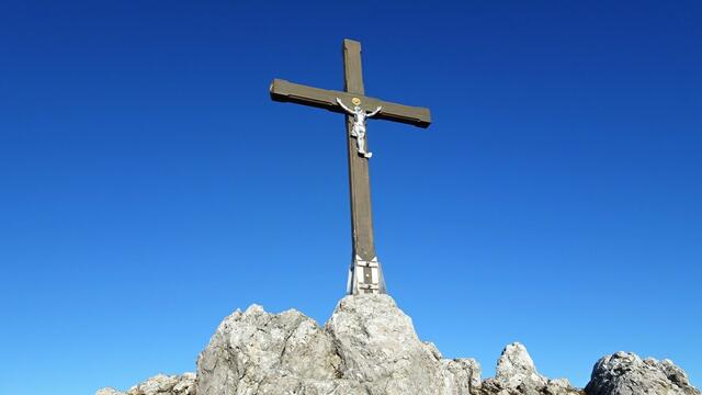 ... am Gipfel des Gaissteins auf 975 m ü.A. ... | Foto: Silvia Plischek