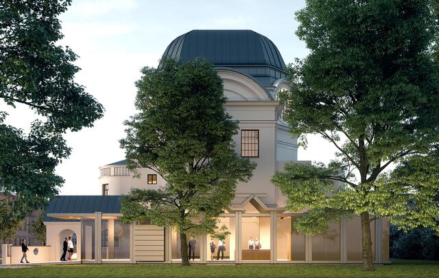 Barrierefrei und mit noch mehr Platz für Kultur soll die Synagoge in der Landeshauptstadt bis 2024 gestaltet werden. | Foto: Visualisierung: Pfoser/Asynkron