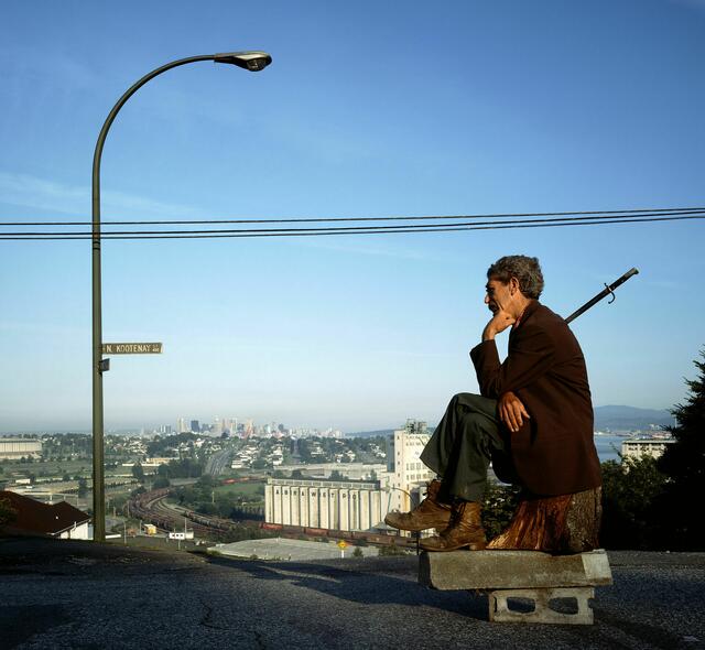 Ausstellung "True pictures?", The Thinker, Museum der Moderne, 12. März bis 26. Juni 2022 | Foto: Jeff Wall 1986, Courtesy of the artist