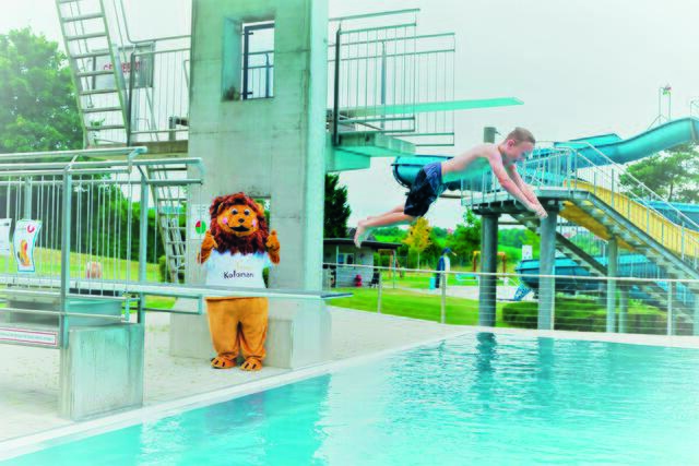 Im Sommer ein Hit: Ein Sprung ins Becken im Wachaubad Melk | Foto: Sportunion Melk