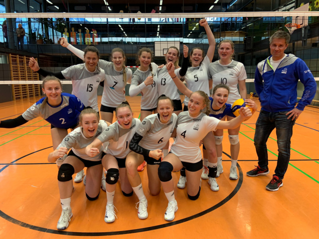 Die inzingvolleys freuten sich über drei Punkte. | Foto: inzingvolleys