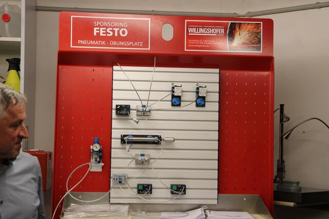 Der Pneumatik-Übungsplatz kostete rund 10.000 Euro. | Foto: RegionalMedien Hofmüller