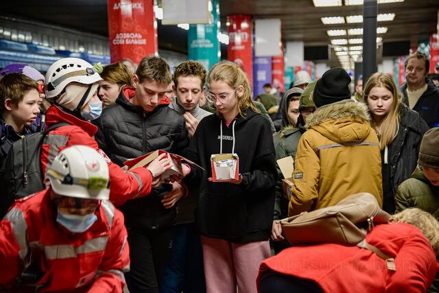 Die Spende von 13.000 Euro erfolgt zusätzlich zu den humanitären Hilfeleistungen, die die Kampagnenpartner individuell organisieren. | Foto: Ukrainisches Rotes Kreuz