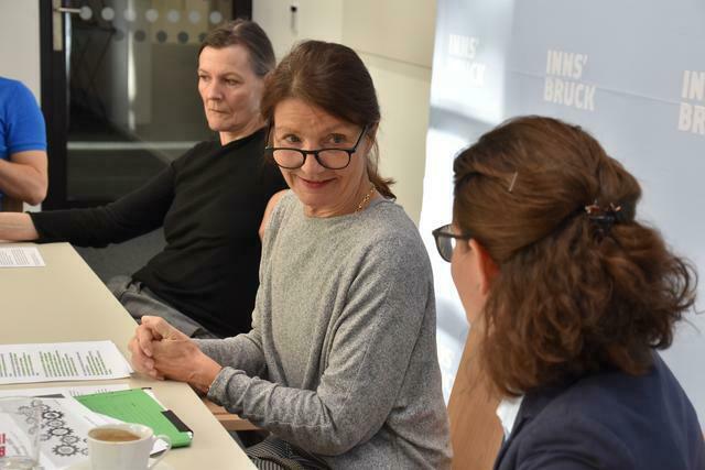 Kulturstrategie 2030 — Innsbruck ist eine Stadt, in der Kultur eine wichtige Rolle spielt — v.r.n.l.: Rita Hebenstreit, Uschi Schwarzl, Maria-Luise Mayr. | Foto: Agnes Czingulszki