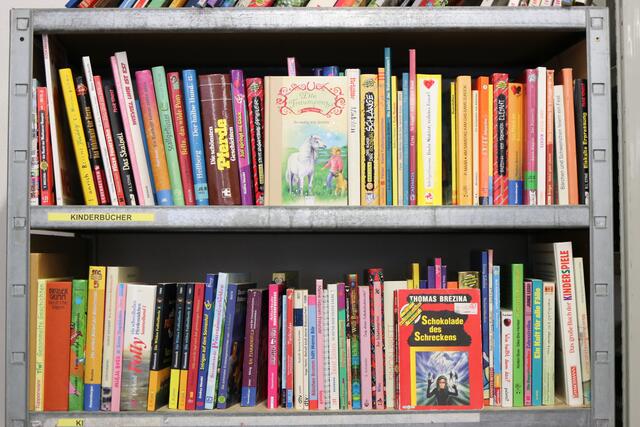 Kinderbücher für wenig Geld: Im ReVital-Shop finden Schlaufüchse genug Lesestoff-Nachschub.  | Foto: Höllbacher