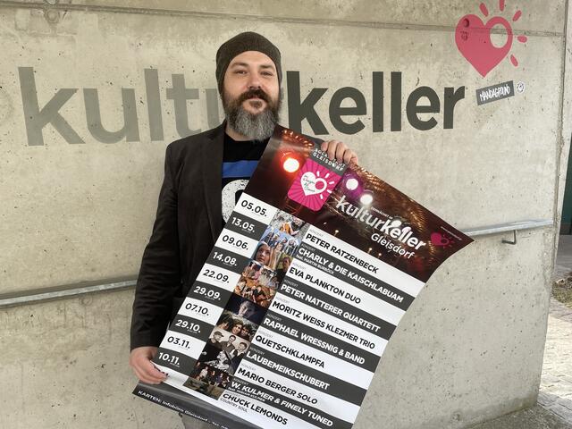 Peter D. Fritz ist seit 2004 Techniker im Kulturkeller. Seit 2011 leitet er auch die Geschicke der Veranstaltungsstätte. | Foto: RegionalMedien Hofmüller