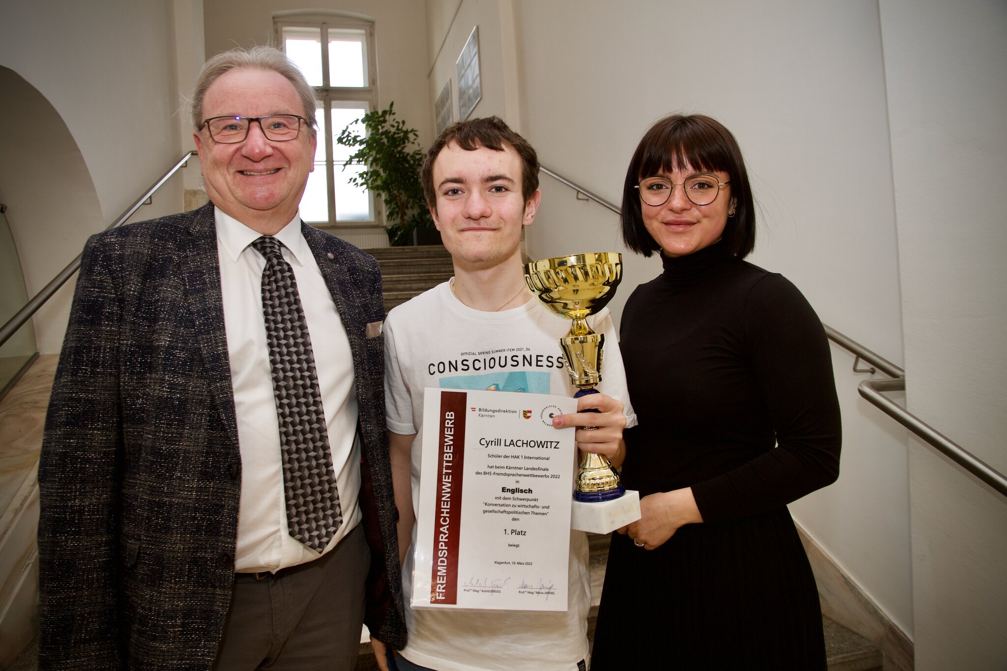 Unser Gewinner Cyrill gewinnt Bewerb und fliegt nach Irland Klagenfurt