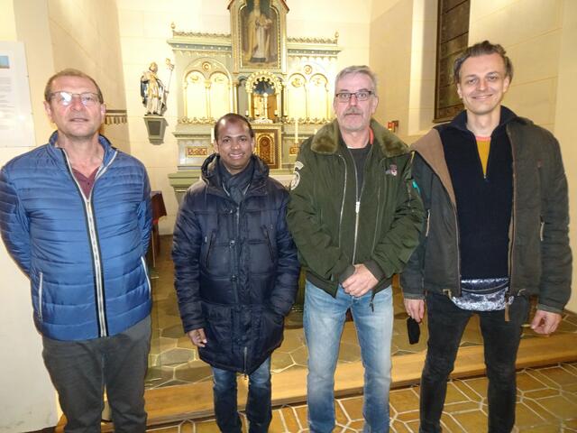 V. l. Willi Brunner, Lijo Josef, Christoph Tege und Sebastian Klein | Foto: Peter Sattler
