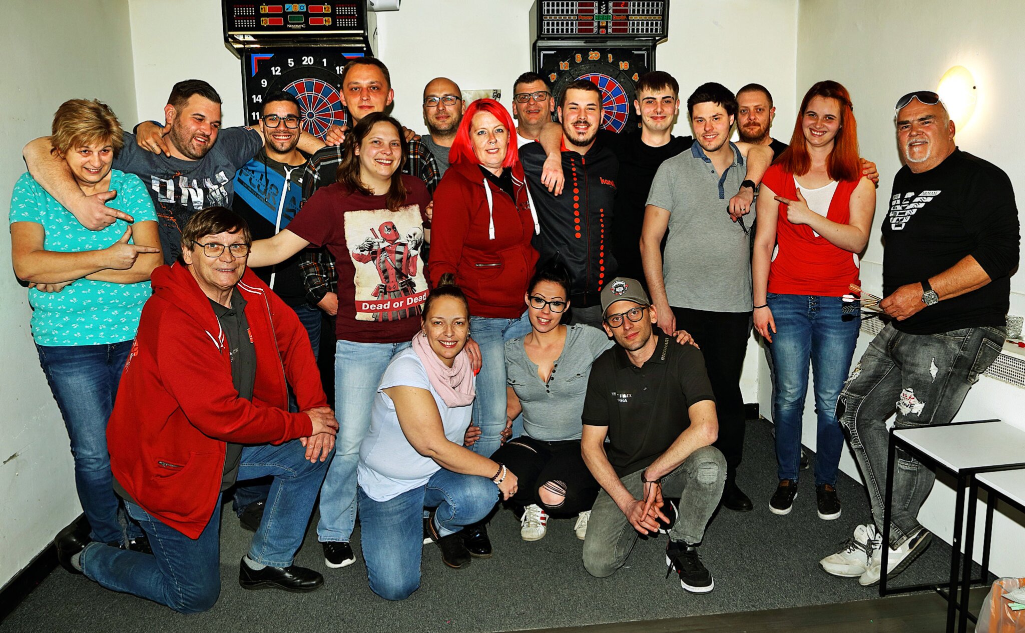 Dart Club The Wolves Super Party Stimmung beim Dart Monatsturnier