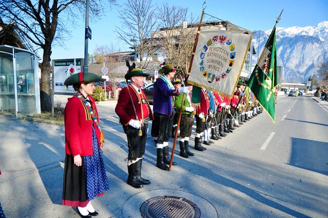 Die Delegierten aus 14 Kompanien des Bataillons Sonnenburg trafen sich in Götzens. | Foto: Hassl