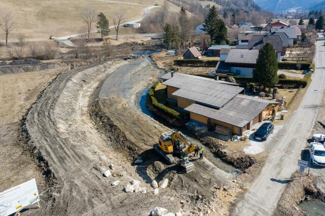 Die Arbeiten zum Hochwasserschutzverbau in Mautern wurden bereits gestartet. | Foto: Klaus Pressberger