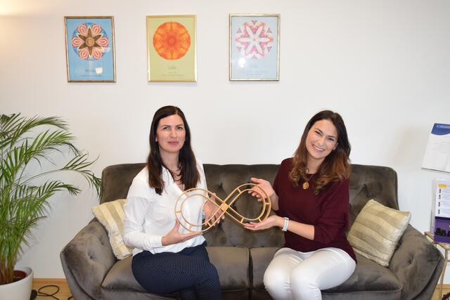 Michaela Messner und Patricia Baldauf (von links) haben sich im Lavanthaus in Wolfsberg zusammengetan. | Foto: MeinBezirk.at