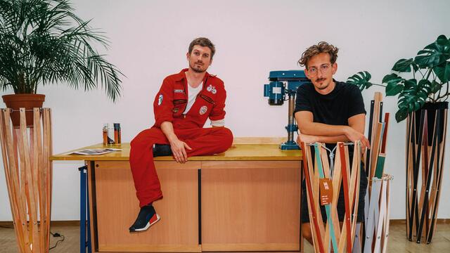 Die Gründer Thomas Maurer und Maximilian Klammer.
 | Foto: studiolo