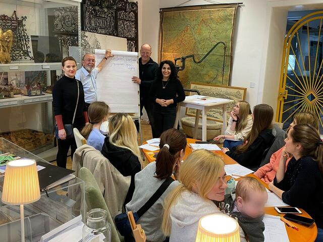 Am Alsergrund können Geflüchtete Deutsch lernen. | Foto: BV 9