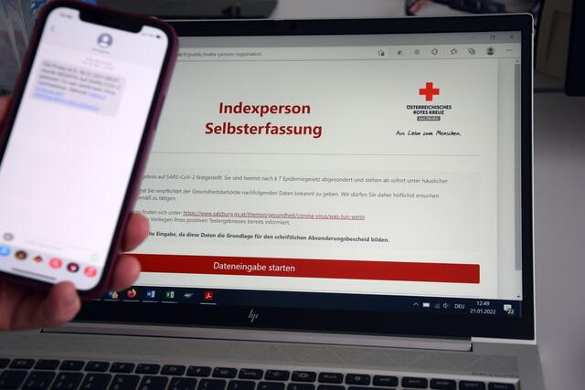 Rund 50.000 SMS hat das Contact Tracing bereits versendet. | Foto: Land Salzburg/Stefan Mayer