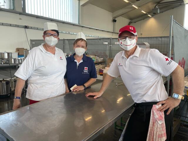 Das Team der Feldküche des Roten Kreuzes | Foto: BRS