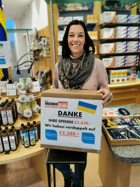 Apothekerin Petra Esletzbichler setzt sich für Kriegsflüchtlinge ein. | Foto: privat