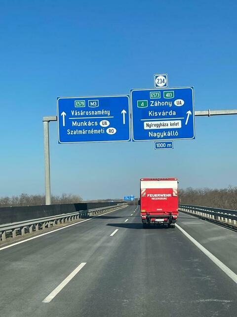 Im Konvoi nach Záhony. | Foto: Privat