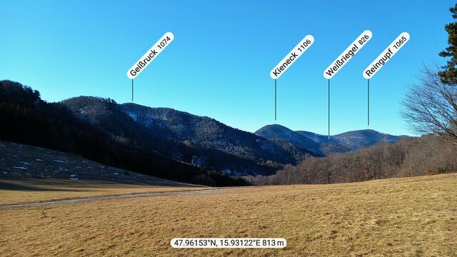 Wieder zurück am Pass - Wiesensattel Himmelsreith - entdecken wir im Schattenbereich des gegenüberliegenden Berghangs ...
 | Foto: S.Plischek