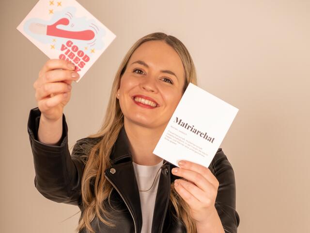 Sofia Surma hat vor vier Jahren den Verein Viva La Vulva gegründet und geht jetzt mit dem Vulva Shop online. | Foto: Ines Gadermaier