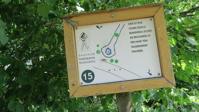 Der Gailtaler Wünschelrutenwanderweg wird ebenfalls erneuert.