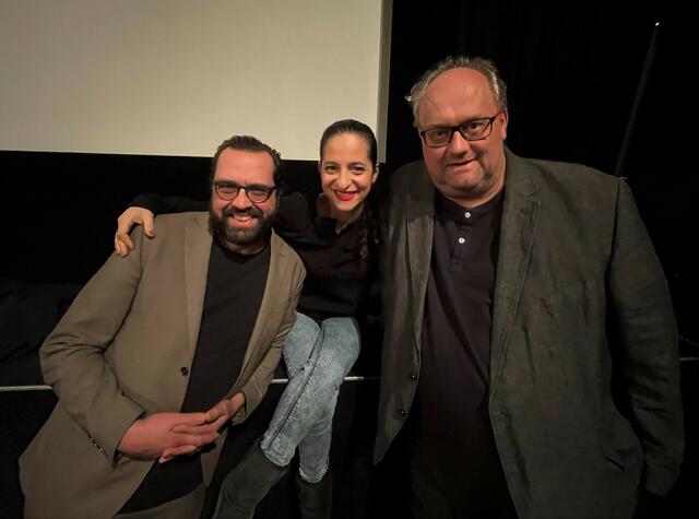 Gerald Fleischhacker, Caroline Athanasiadis und Günther Lainer (v.l.) kamen mit der "Comedy Road Show" nach Gleisdorf. | Foto: RegionalMedien Hofmüller