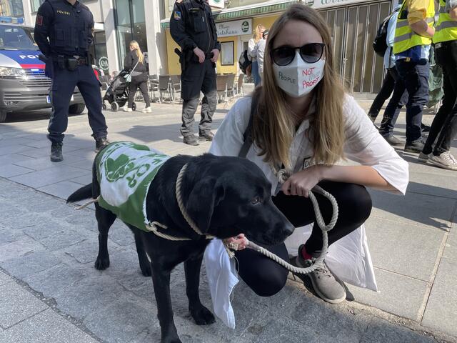 Lisa Frühwald und ihr Hund Leika