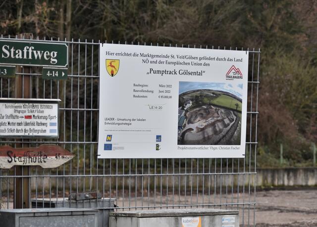 Areal für die Errichtung des Pumptracks am Triesting-Gölsental-Radweg | Foto: Gerald Sulzer