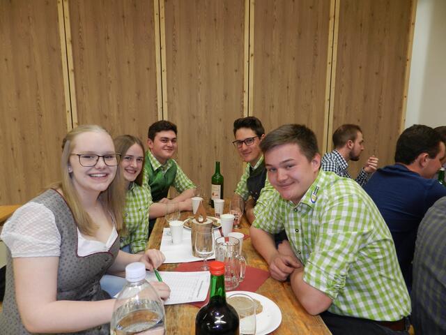 Margalena Reischer, Anna Dürnberger,Forian Rosenbaum,  Christian Kahrer, Christopf  Kahrer
( land jugend Stössing die Gerade den Most verkosten )